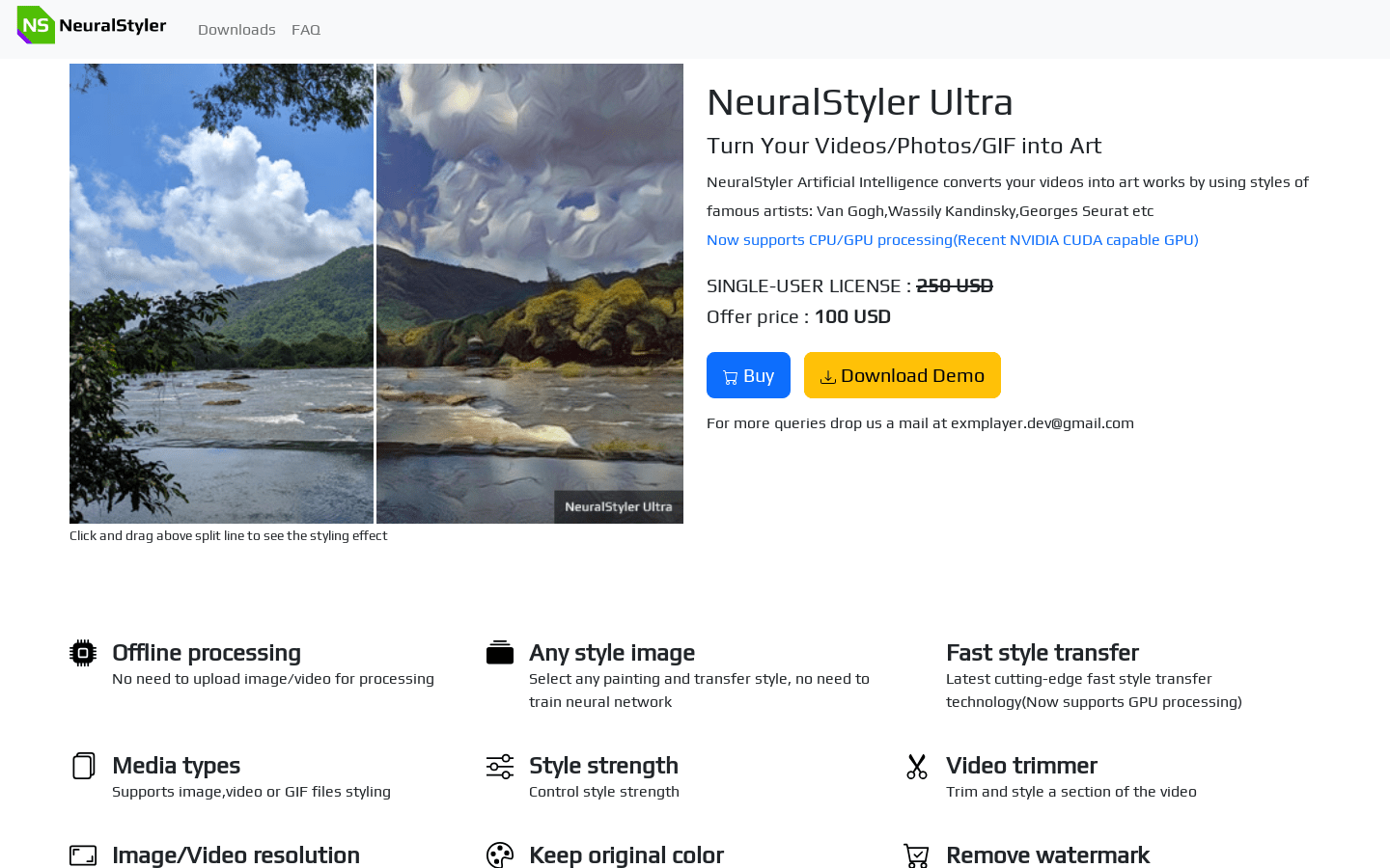 NeuralStyler AI