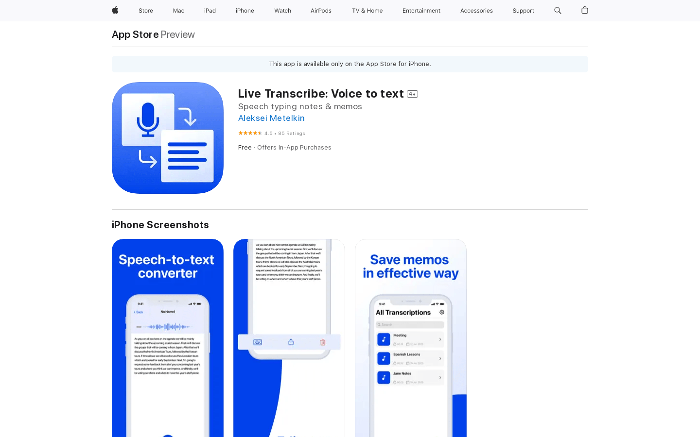 Live Transcribe: Voice to text