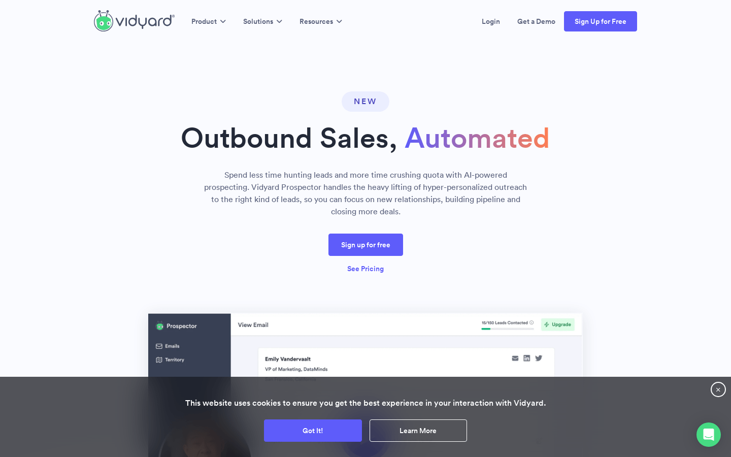 Vidyard Prospector