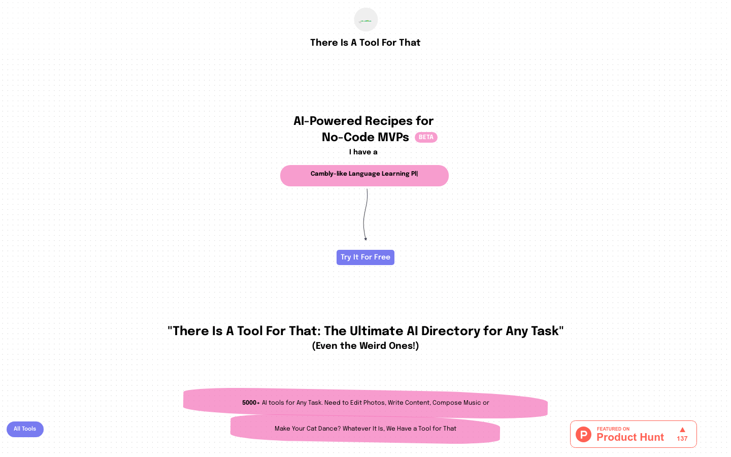 There Is A Tool For That