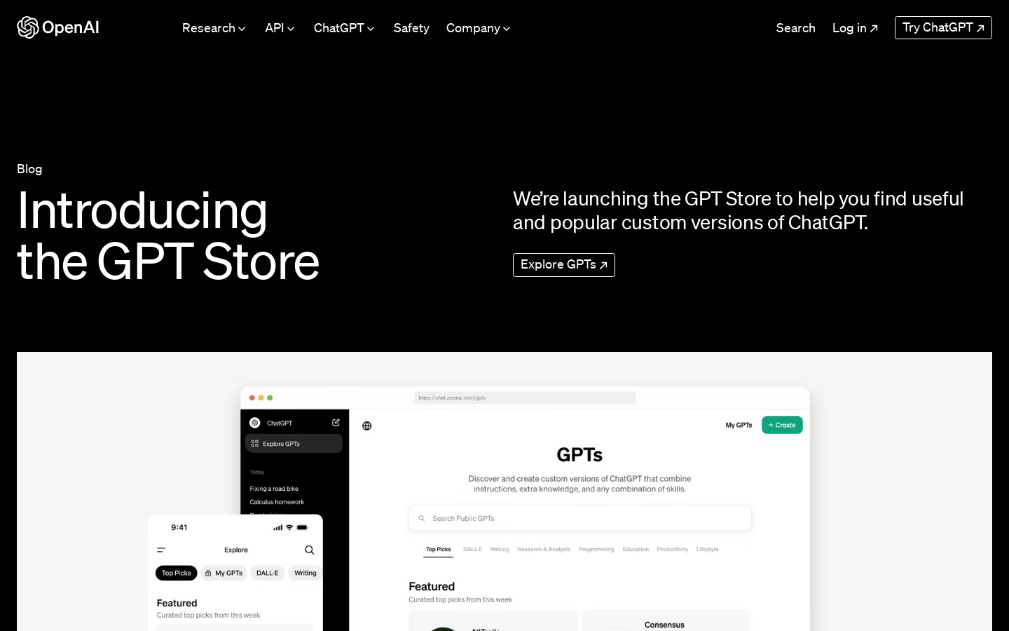 OpenAI GPT Store